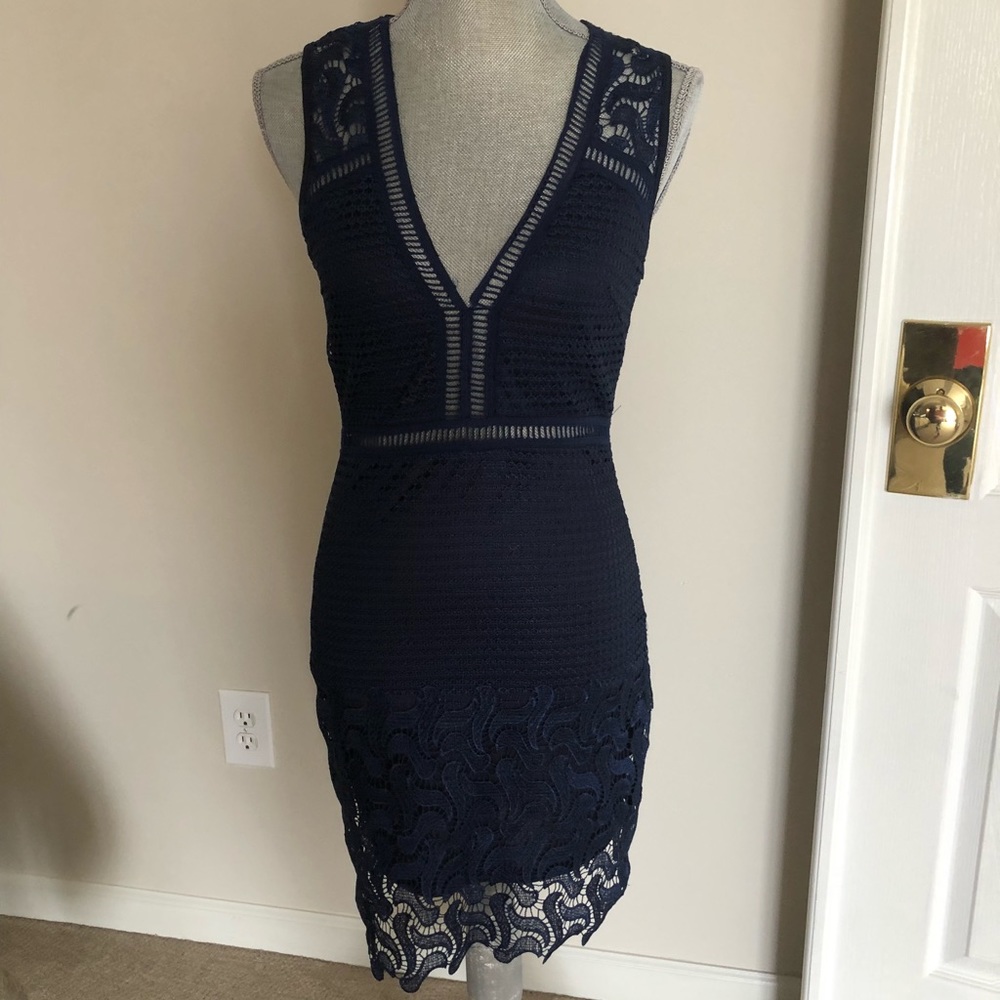 Dark blue dress extra small.